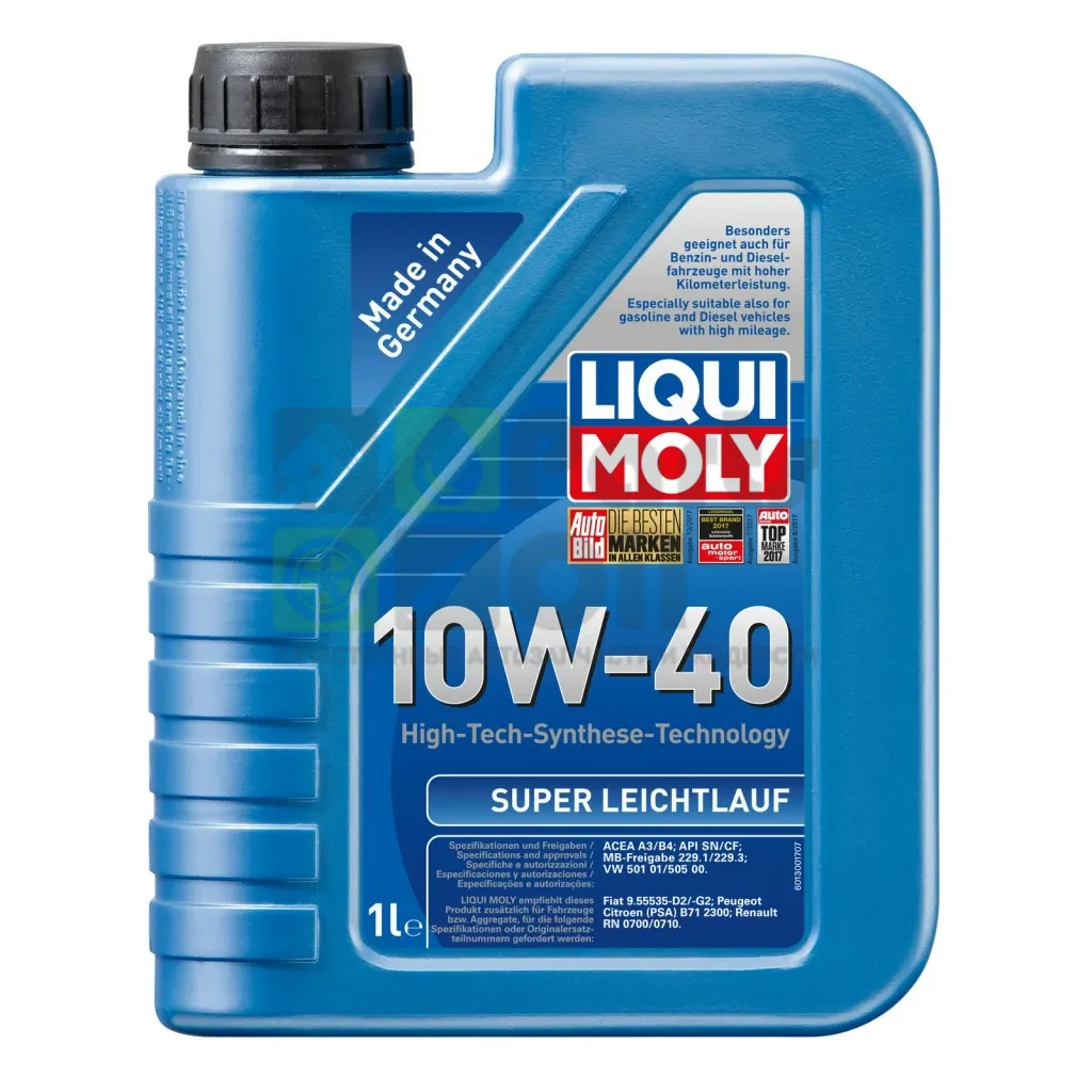 Моторное масло Liqui Moly Super Leichtlauf 10W-40 полусинтетическое 1 л 9503